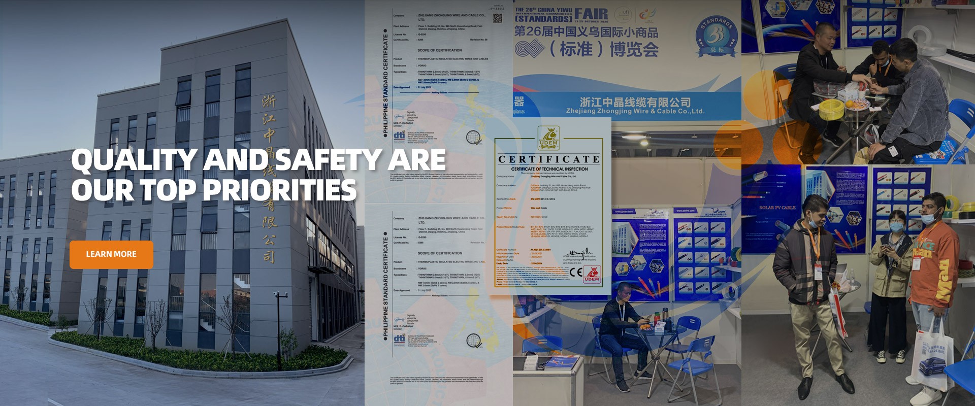 Quality and safety are our top priorities